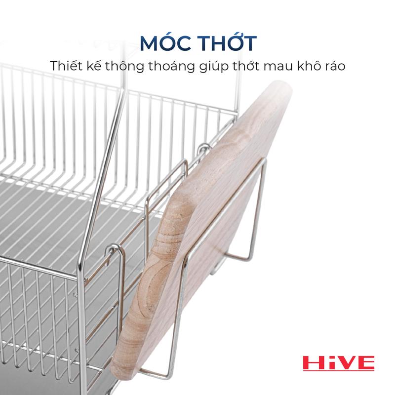 Product Introduction of Giá úp chén bát HiVE SB 1 tầng, 2 tầng Nhà Bếp 4