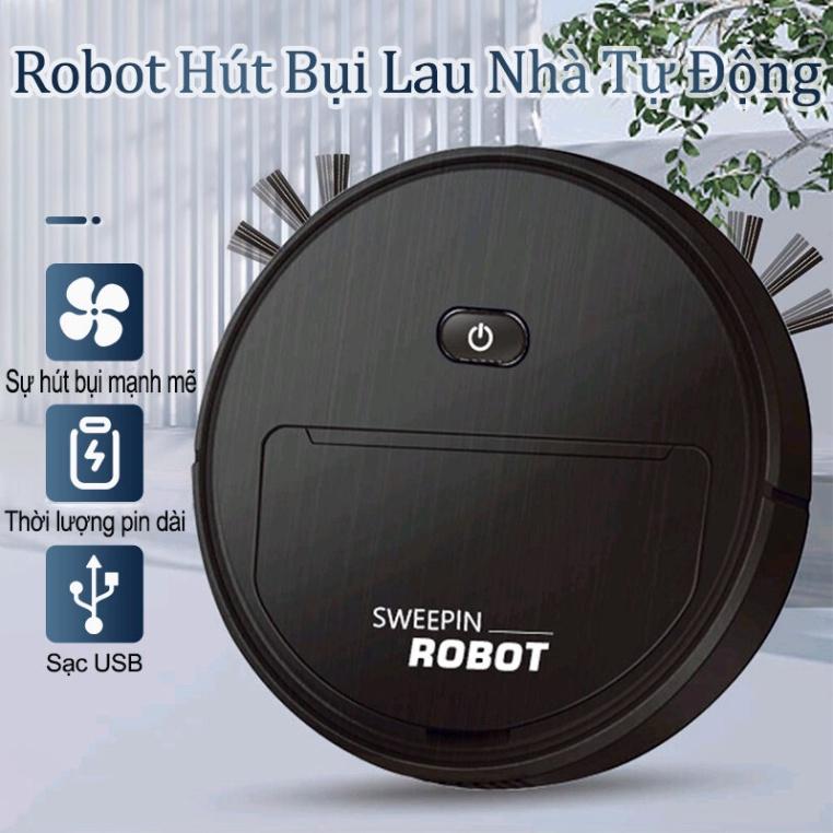  Miễn Phí Ship Robot quét nhà hút bụi lau nhà thông minh Máy Hút Bụi đa chức năng thong 