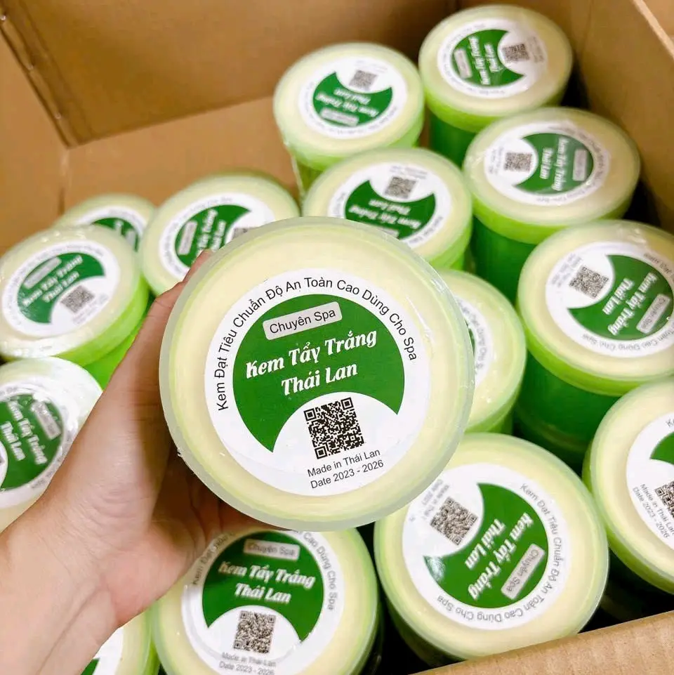 Combo sĩ 5 hủ Kem tẩy trắng Thái Lan 500gram chất kem makeup, thơm và kháng nước Women Dưỡng Da Body Dưỡng Body Làm Đẹp Da taymanh kembody  cotthai