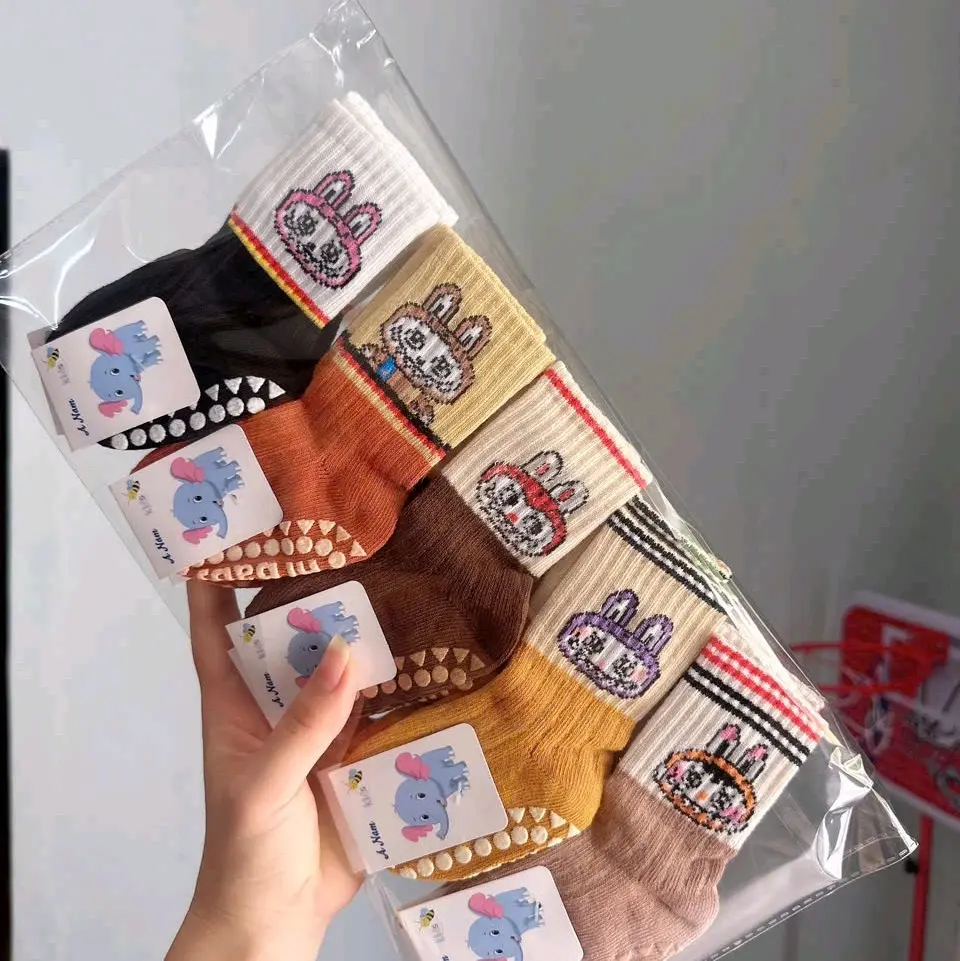 set 10 đôi tất cổ cao trống chơn Labubu-kuromi-Melody siêu xinh