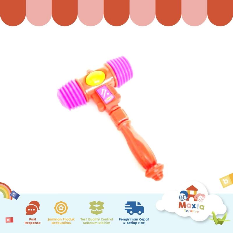 Mainan palu / hammer whistle bisa bunyi 6
