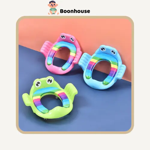 Thu nhỏ bồn cầu cho bé có đệm mút thu nhỏ bồn bô