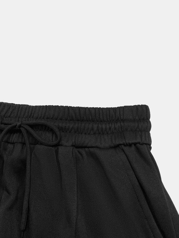 Women's Solid Ribbed Crop Cami Top & Drawstring Waist Shorts Two Piece  Lounge Set, Casual Sleeveless Crop Top & Shorts, Co-ords Set, Cute Sets Outfits Comfy, Summer Sets, Co Ords for Women 8