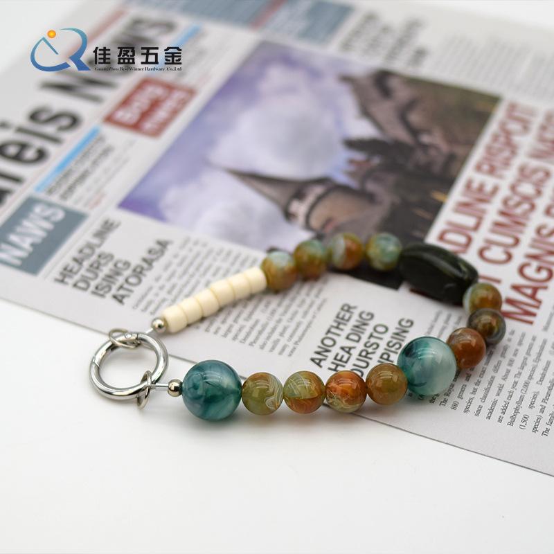 Product Introduction of High-Grade Cellphone Chain Chain Key Pendants Mobile Phone Pendant Key Chain Beads Beaded Phone Chain Pendant 6