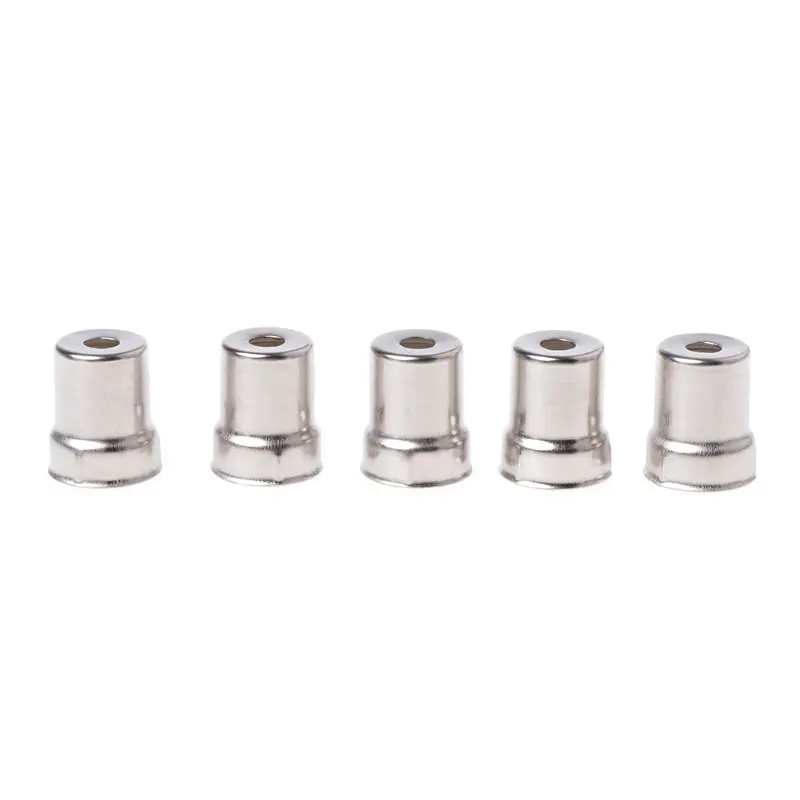 5Pcs/Set Steel Cap Microwave Oven Replacement Round Hole Magnetron Silver Tone
