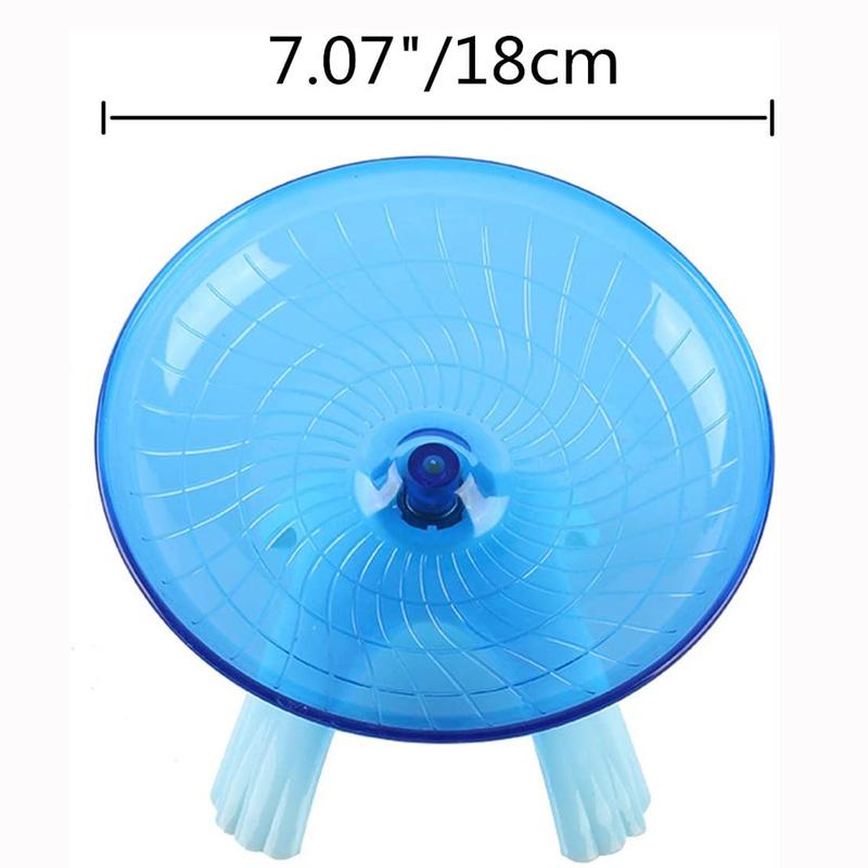 Pet Hamster Flying Saucer Exercise Squirrel Wheel Hamster Mouse Running Disc Rat Toys Cage Small Animal Hamster Accessories 2
