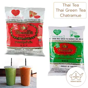 Chatramue Thai Tea 400gr / Thai Green Tea 200gr Number One Minuman Drink Teh Susu