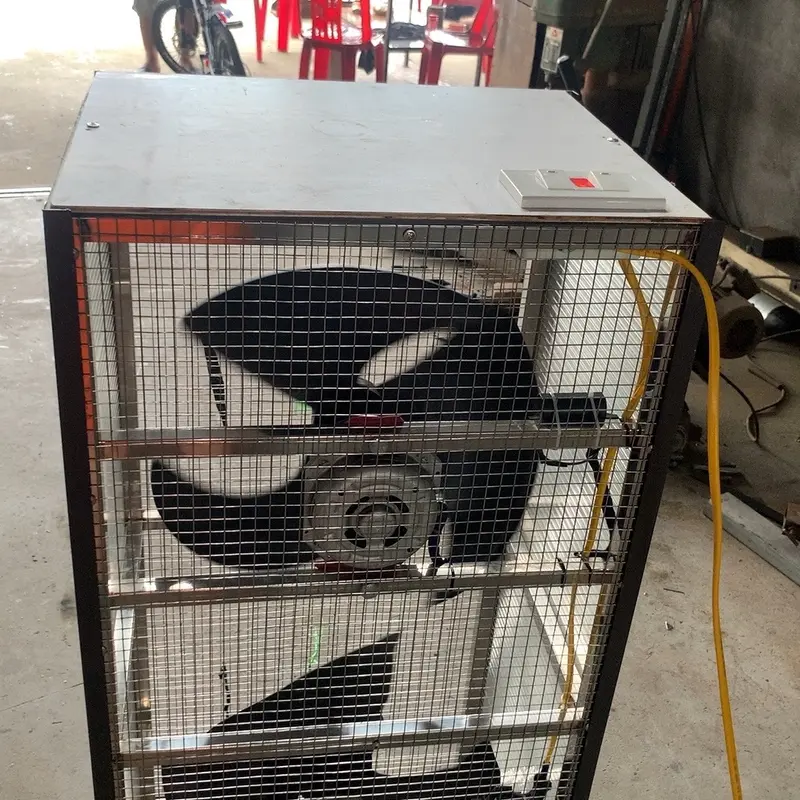 Combo chế quạt công nghiệp bằng động cơ máy giặt 3