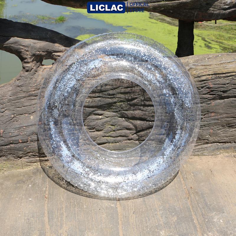 Phao Bơi Trong Suốt Kim Tuyến Lấp Lánh nhựa PVC dày bền đẹp ĐỦ SIZE cho trẻ em và người lớn PTR-TS 8
