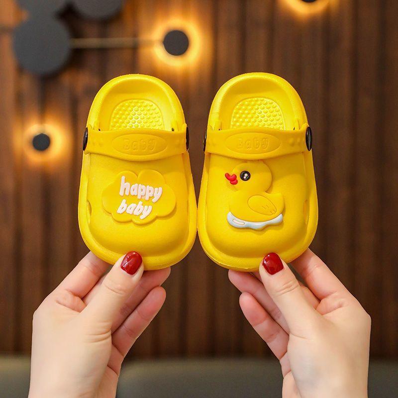 Dép Lê Trẻ Em, Giá Đặc Biệt, Phong Cách Mùa Hè, Chống Trượt, Đế Mềm, Thích Hợp Cho Bé Trai Và Bé Gái, Guốc, Dép Bít Mũi, Thời Trang Hai Chiều, Dễ Phối Đồ, Cá Tính 7