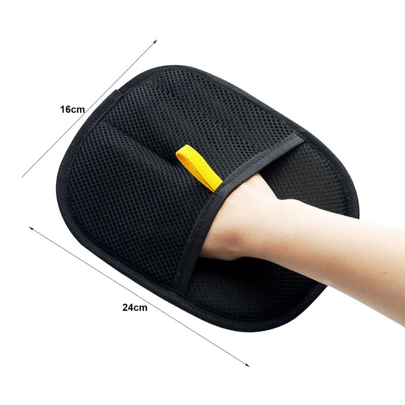 1/2/3Pcs Double Sided Pet Grooming Glove Reusable Cat Hair Remover Dog Massage Mitt Brush for Shedding Bathing Grooming 5