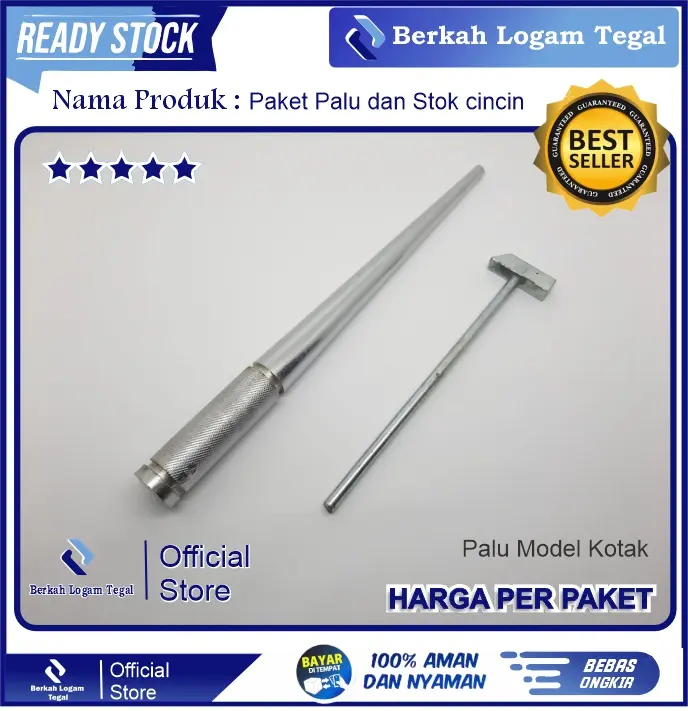 Paket Alat Pasang Cincin Sunglon dan Palu Mini 1 Set Termurah 0