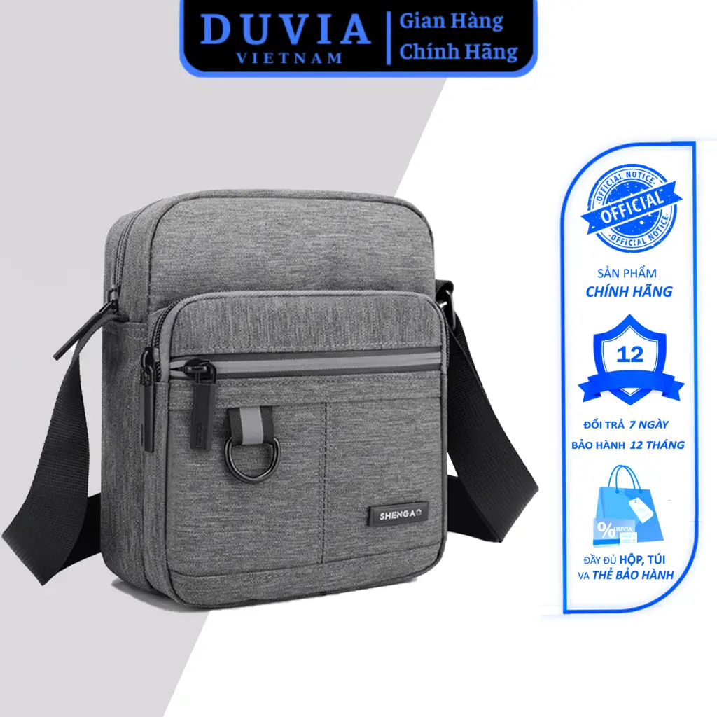 Túi Đeo Chéo Nam Nữ Mini Vải Canvas Thời Trang Hàn Quốc