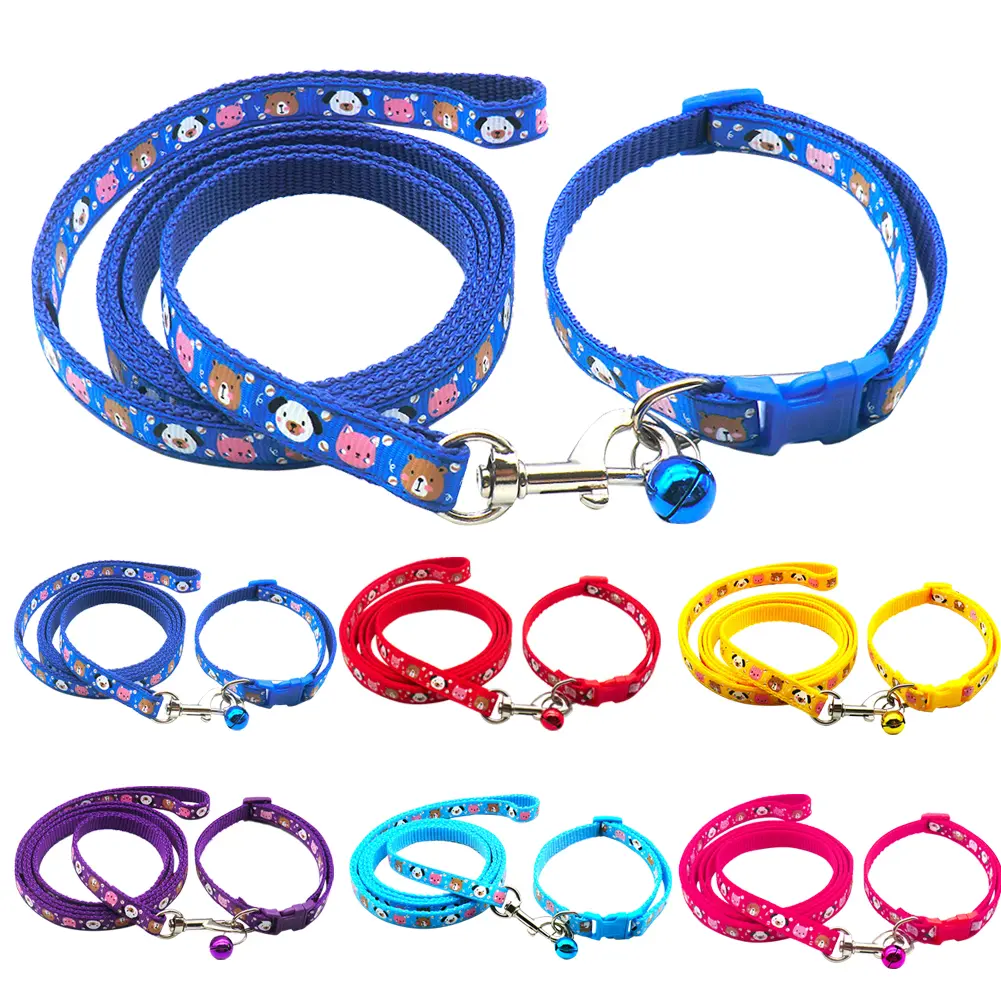 Bộ Dây Xích Và Dây Đai Nịt Cho Thú Cưng, Dài 1.2M, Dây Xích Chó, Có In Hình Hoạt Hình Dễ Thương, Thích Hợp Cho Chó Và Mèo Nhỏ Đi Dạo, Áo Vest Dây Xích Chó, Đồ Dùng Thú Cưng, 434846