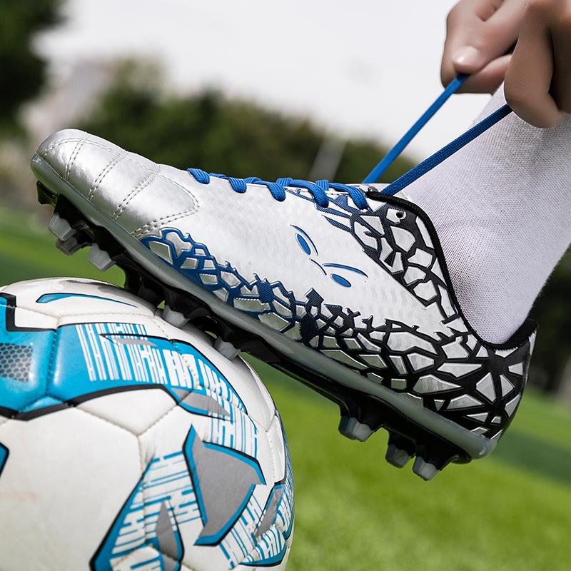Professional soccer shoes kids football sneakers men women adult cleats grass training Sports futsal shoes 6