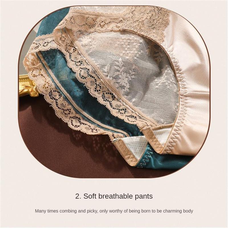 Product Introduction of Quần Lót Satin, Sang Trọng Giá Cả Phải Chăng, Chất Liệu Lụa, Thiết Kế Cổ Điển Trơn Và Ren, Mềm Mại Và Thoải Mái, Thích Hợp Cho Phụ Nữ, Đồ Lót Quý Cô, Thanh Lịch Và Co Giãn, Chất Lượng Cao, Thân Thiện Với Làn Da, Đồ Lót 17