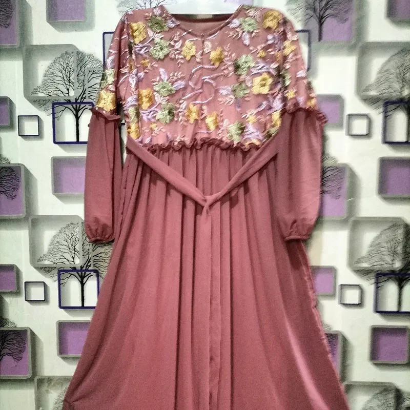 Paket 80K LIVE SALE baju gamis mururah meriah Muslim Wanita Dress Dewasa 1