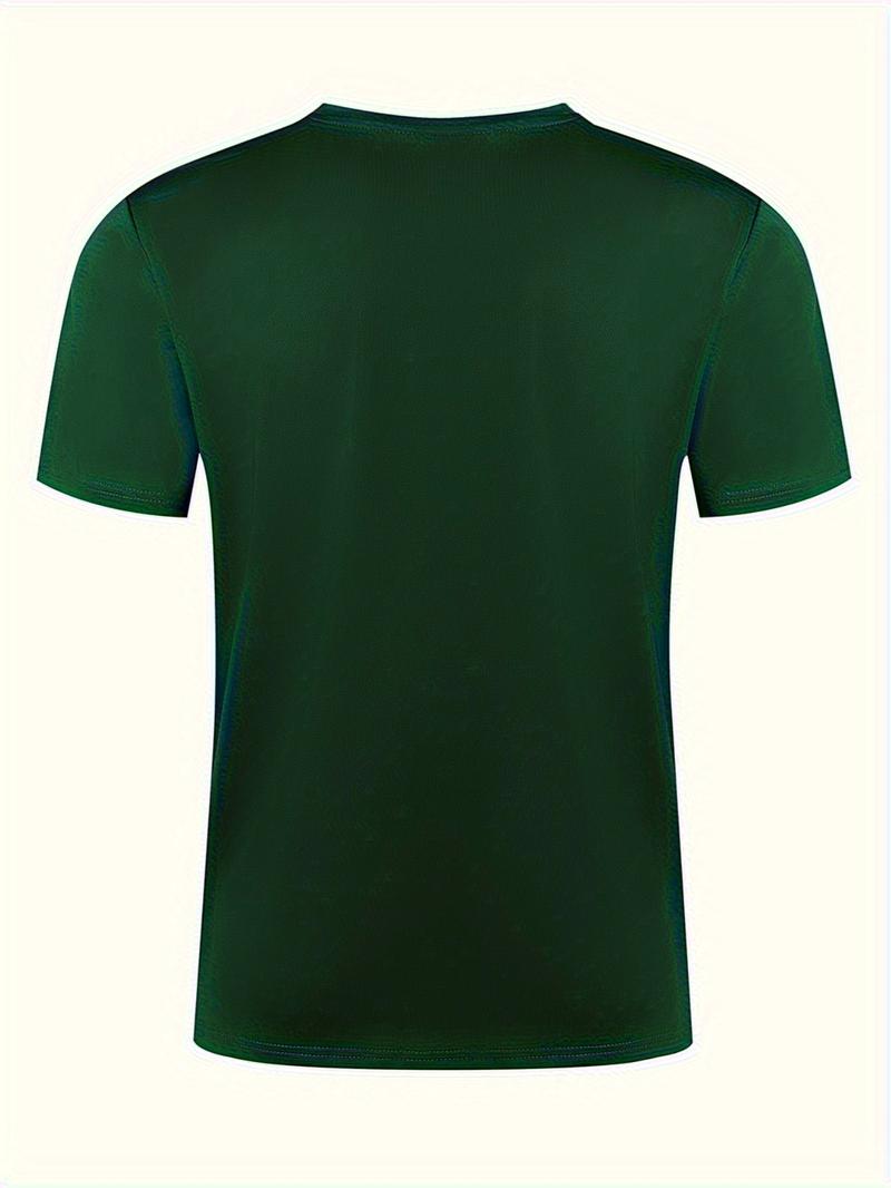 Product Introduction of Men's Moon Landing Graphic T-Shirt - Comfortable & Stretchy, Perfect for Summer Outdoor Activities | Street Casual Style with Round Neck in Black, Burgundy, Dark Green, Blue, Grey Customized Photo T-shirt 10