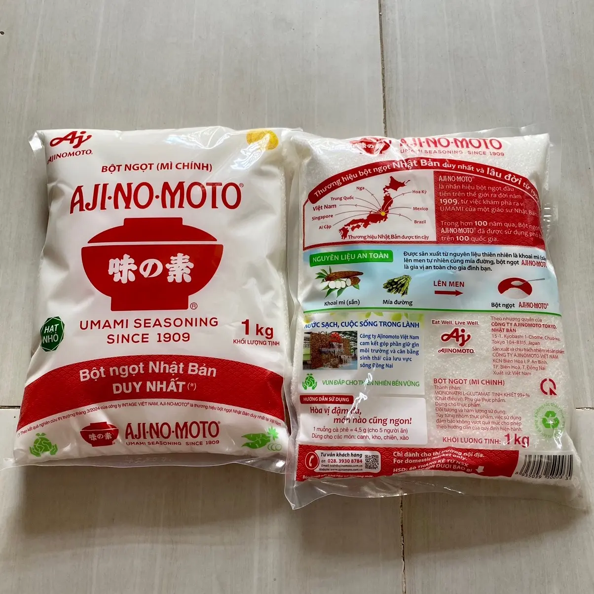 [MỊN NHUYỄN] 2 BỊCH BỘT NGỌT 1KG MỊN NHUYỄN.TỔNG NHẬN VỀ 2KG BỘT NGỌT ( MÌ CHÍNH ) AJ- NO-MOTO HẠT MỊN HẠT NHỎ HẠT NHUYỄN Gói Tự nhiên
