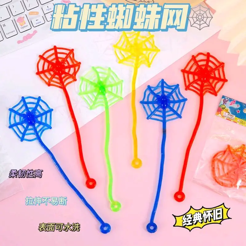 Đồ chơi MẠNG NHỆN dính tường xả stress