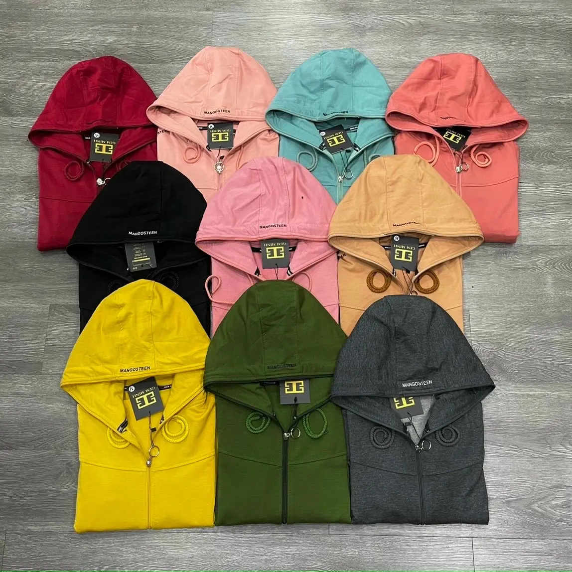 Áo chống nắng nữ mẫu lim10 chất thun cotton da cá 6 túi nón áo to rộng big size 45-70kg Women Top Jacket