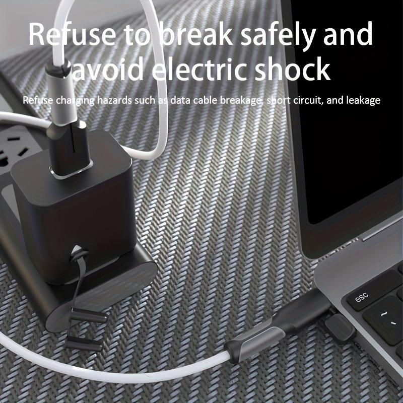Product Introduction of Data Cable Protector, Anti-breakage Charging Cable Protector, Data Cable Protective Cover, Mobile Phone Accessories Compatible with iPhone & Android 7