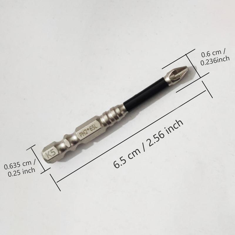 Product Introduction of Magnetic Phillips Screwdriver Bit Set, Impact Resistant Screwdriver Bit Set, Power Tool Accessories for Home & Office 1