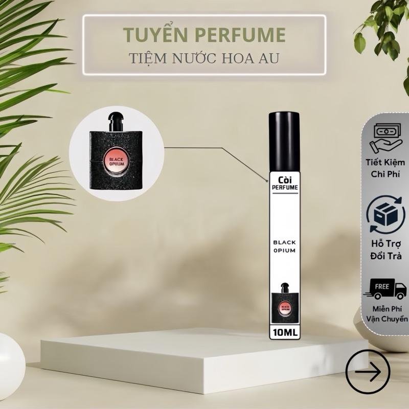   Black Opium EDP  Nước Hoa Cho Nữ Hương Cà Phê - Ngọt Sang Quyến Rũ Nối Bật Tinh Tế Perfume Women Cosmetic Xịt Thơm Tinh Dầu 