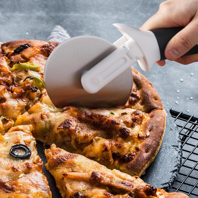 Product Introduction of Detachable Pizza Cutter, Stainless Steel Pizza Slicer with Handle, Pizza Wheel Cutter, Kitchen Utensils & Gadgets, Kitchen Accessories 3