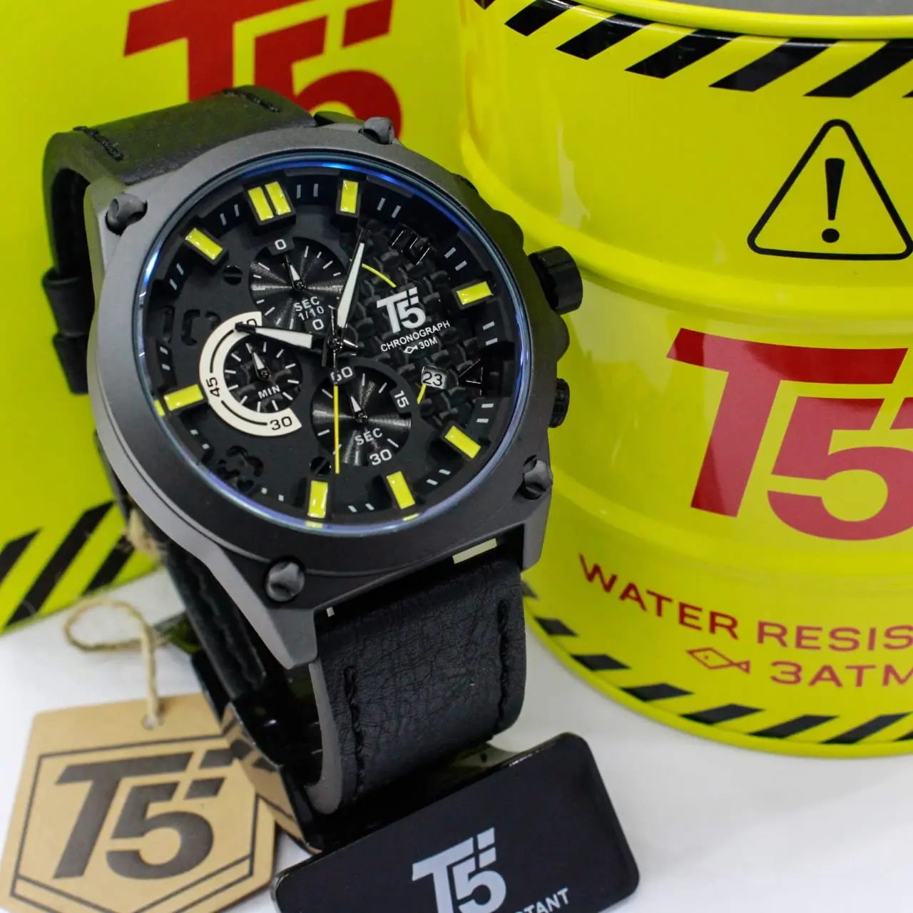 TimelessCorp - Jam Tangan Pria Cowok T5 H 3479G Original