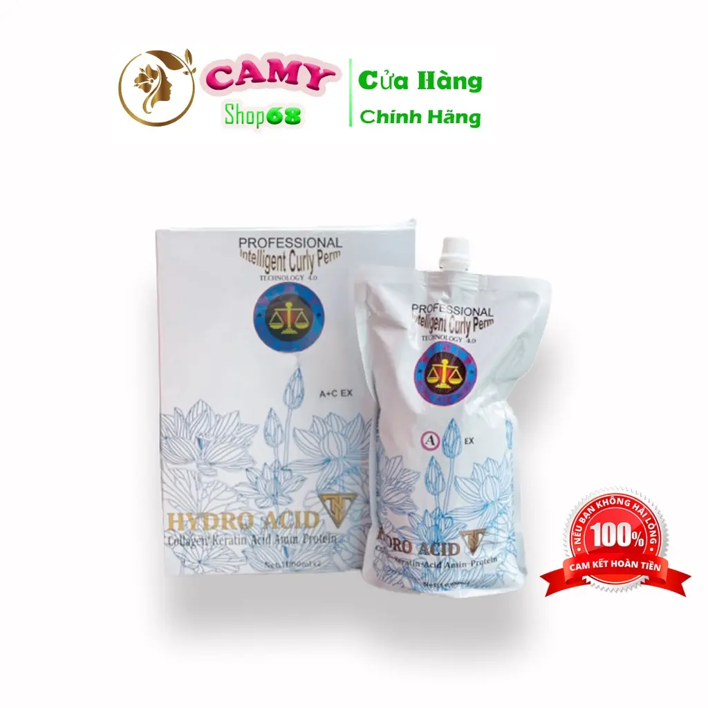 TNT _ Thuốc uốn duỗi tóc Hydro Acid, Thuốc uốn tóc TNT thông minh không quan tâm mềm hóa không lo cháy tóc