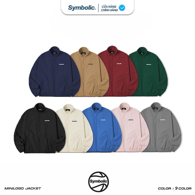 Áo khoác dù Symbolic Mini Logo nhiều màu