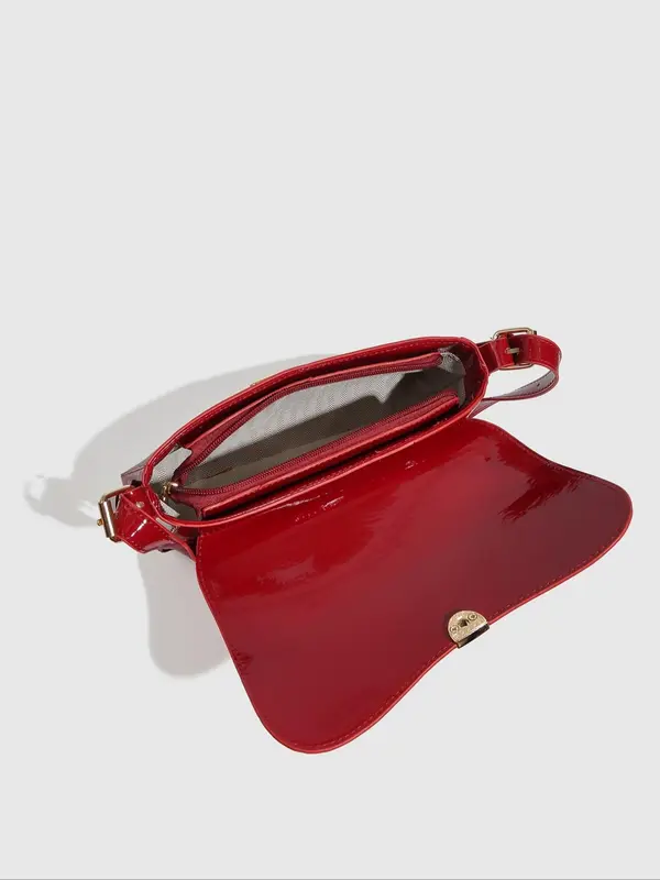 Women's Solid Color Shoulder Bag, Fashionable Underarm Bag for Daily Used, Casual Trendy Versatile High-quality Daily Commuting Bag 6