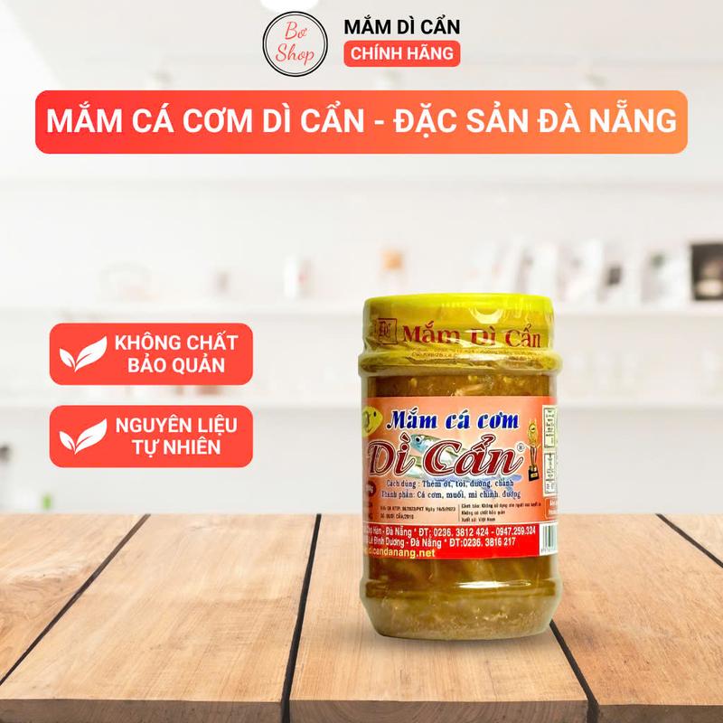 Mắm Cá Cơm Dì Cẩn Hủ 500g Mắm Cái Hay Mắm Còn Nguyên Con Đặc Sản Đà Nẵng Hương Vị Đậm Đà Thơm Ngon Chua Cay
