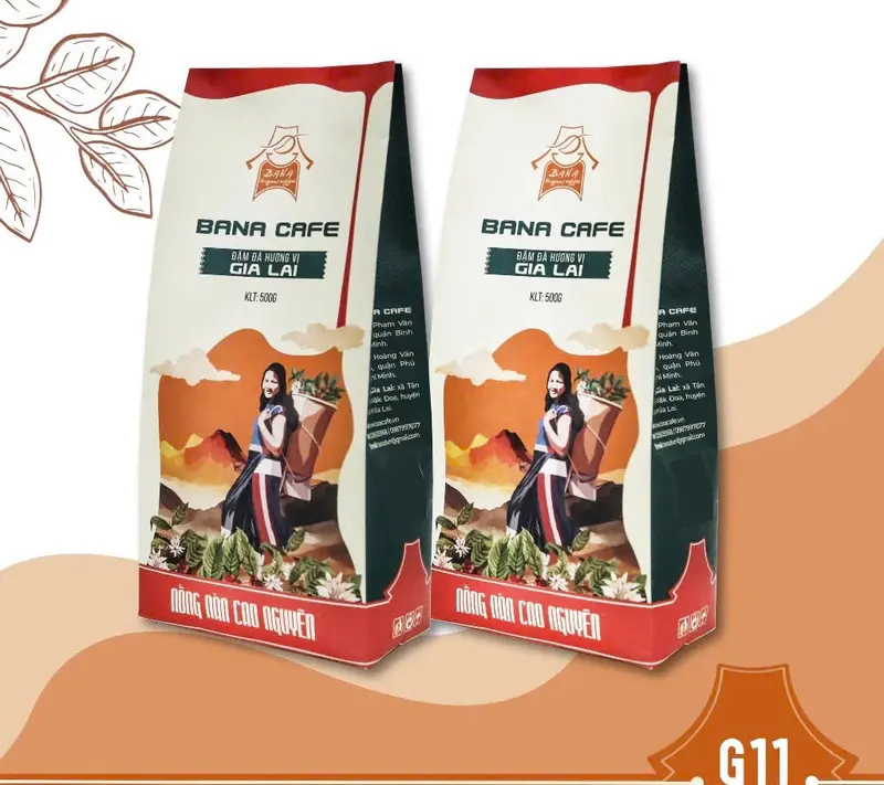 Gu số 11- Blend phối trộn 70% cà phê Robusta rang mộc nguyên chất và 30% Arabica Rang mộc nguyên chất (Pha phin/ Pha máy/ Nguyên hạt) 1