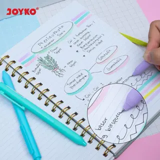 (1 Pack) Gel Pen Pulpen Pena Joyko GP-367 Yoi Gel 0.5 mm isi 5 Pcs 2