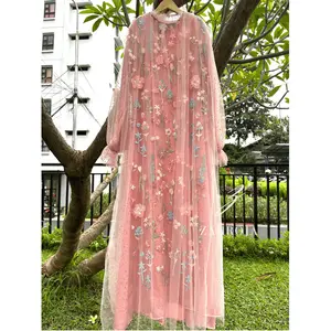 Terlaris Zahroja princess dress / gamis brukat / gamis pesta/ kondangan/ wisuda