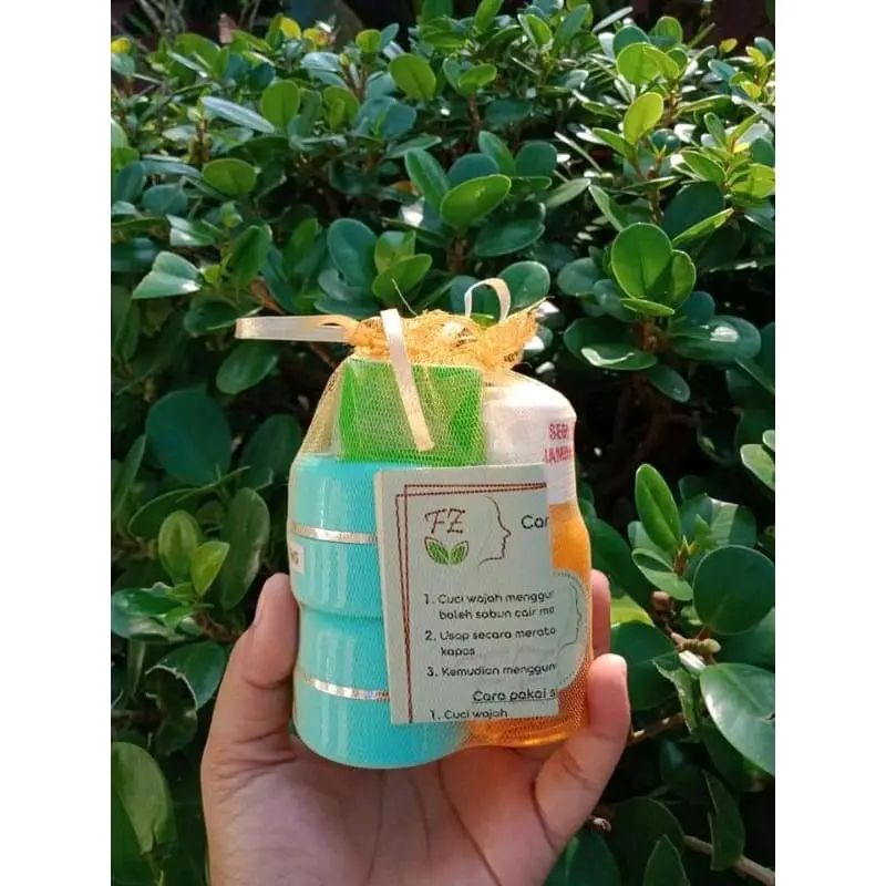 Fz Skincare Glowing Original Bpom Paket Lengkap 5 Pcs