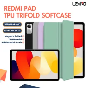 LEVINO Casing Compatible Redmi Pad SE 11" / Redmi Pad2 / Redmi Pad Pro / Redmi Pad 10.61" 2022 Trifold feature