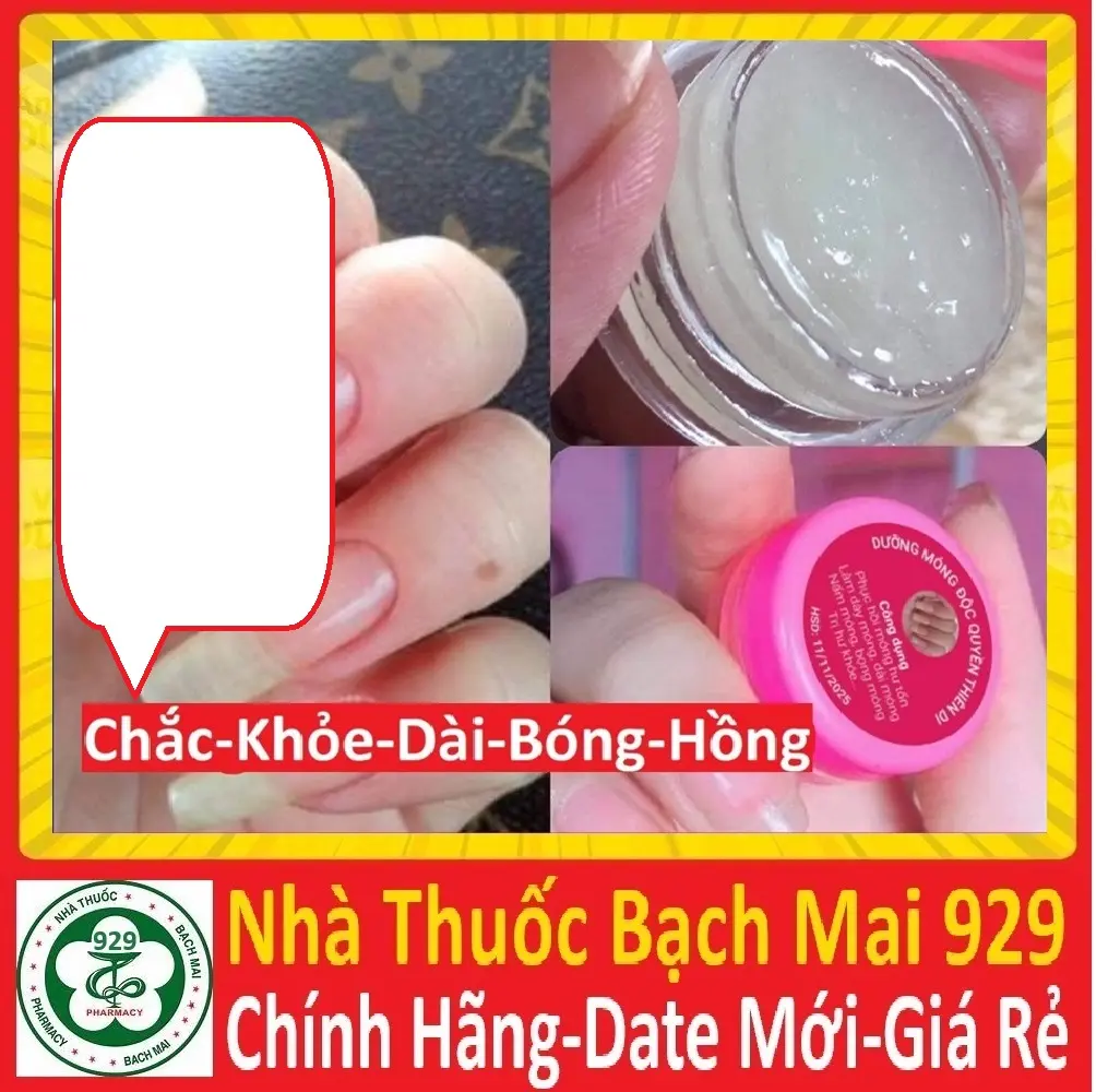 Kem sáp bôi dưỡng móng tay chân (cứng dài chắc khỏe bóng hồng) Women Nữ Women Nữ thuo c