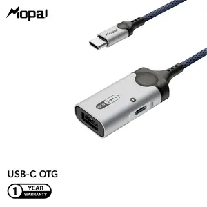 MOPAI -  KT510 OTG Splitter TYPE C to TYPE C & USB 3.0 (DAC CHIP CX31993 32bit/384kHz)