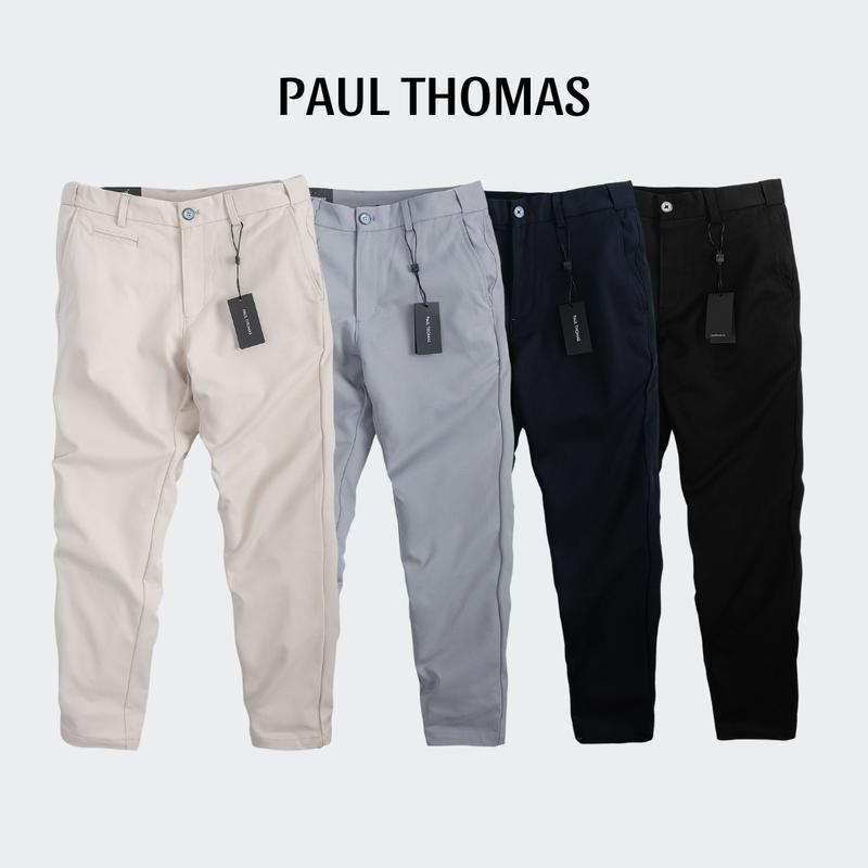 Quần Dài Kaki Vân Vảy Cá Nam Dáng Slim Fit, Mềm Mịn - PaulThomas Menswear Pants 1