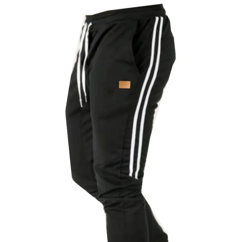 [All-Season Breathable Joggers] Men's Casual Joggers - Breathable Polyester, Solid Color with Pockets, Perfect for All Seasons 2