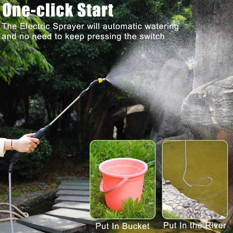 5L Electric Sprayer, 1 Set USB Rechargeable Garden Plant Sprayer, Automatic Watering Sprayer for Garden Plant, Garden Watering Equipment 5