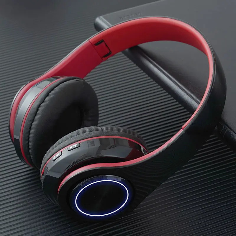 Tai Nghe Bluetooth, B39, 5.0, Tai Nghe Âm Thanh Nổi, Phát Sáng, Có Thể Gập Lại, Không Dây, Thích Hợp Chơi Game Earphone