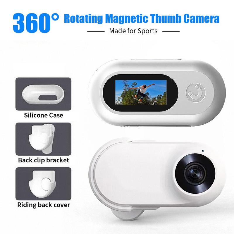 Product Introduction of Multifunctional Portable Thumb Camera, 1080P Mini Action Camera, Sports Action Camera for Travel & Outdoor, Handycam 8