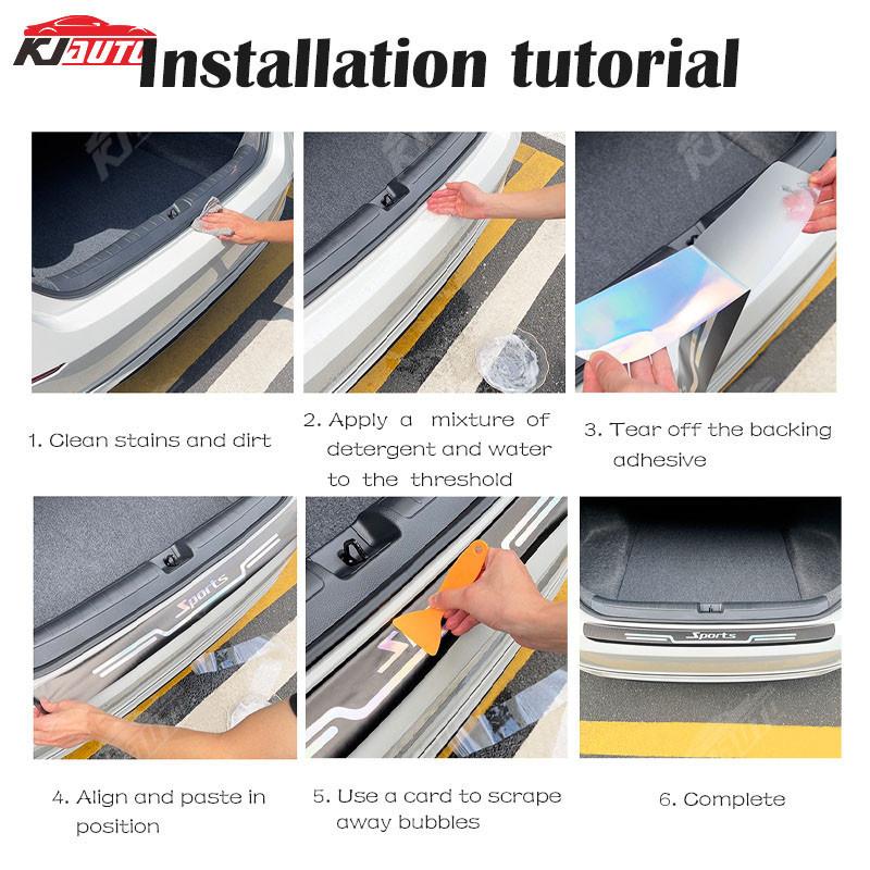 Product Introduction of Nhãn Dán Bảo Vệ Ngưỡng Cửa Xe Hơi Laser, Toyota Veloz Mới, Phản Quang Đầy Màu Sắc, Chống Trầy Xước Bệ Cửa Xe Hơi, Phụ Kiện Thể Thao TRD GR 33