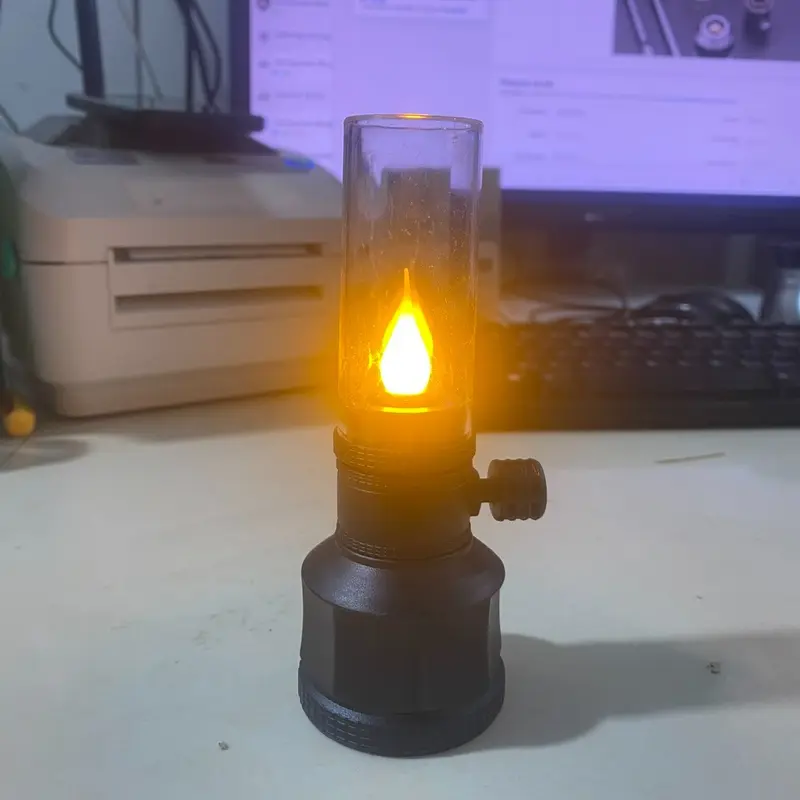 Đèn Cầy Cổ Điển - Dùng Pin Thiết Kế Cổ Điển Trang Trí Dùng Làm Đèn Thờ , đèn thờ phong cách cổ điển, chạy bằng pin 2