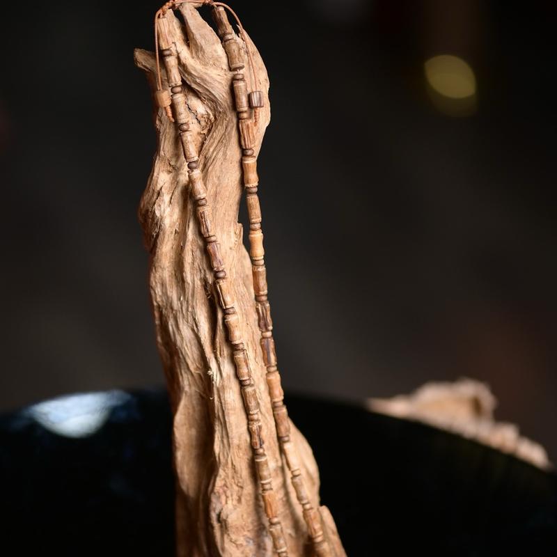 Vòng cổ trầm hương đốt trúc malai