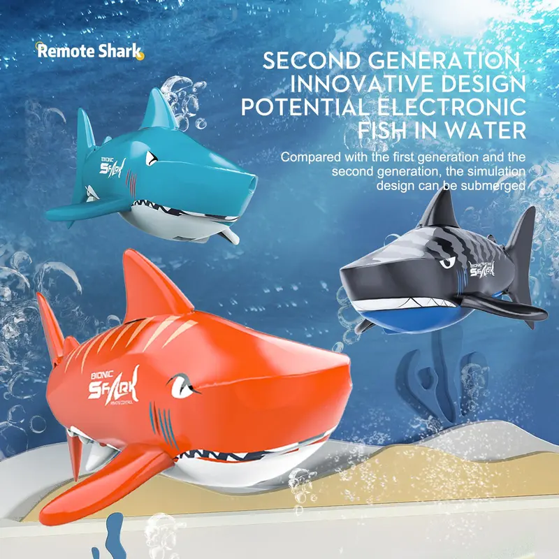 Remote Control Shark Toy, 1 Box Electric Shark Toy, Outdoor Toys, Birthday Gifts, Indoor & Outdoor Toys 5